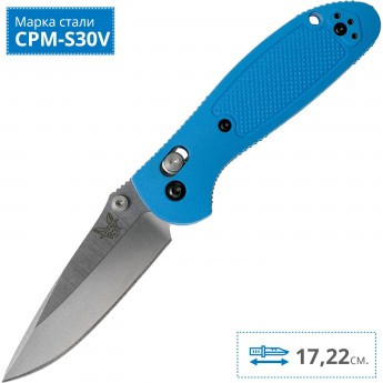 Нож BENCHMADE 556-BLU-S30V MINI GRIPTILIAN